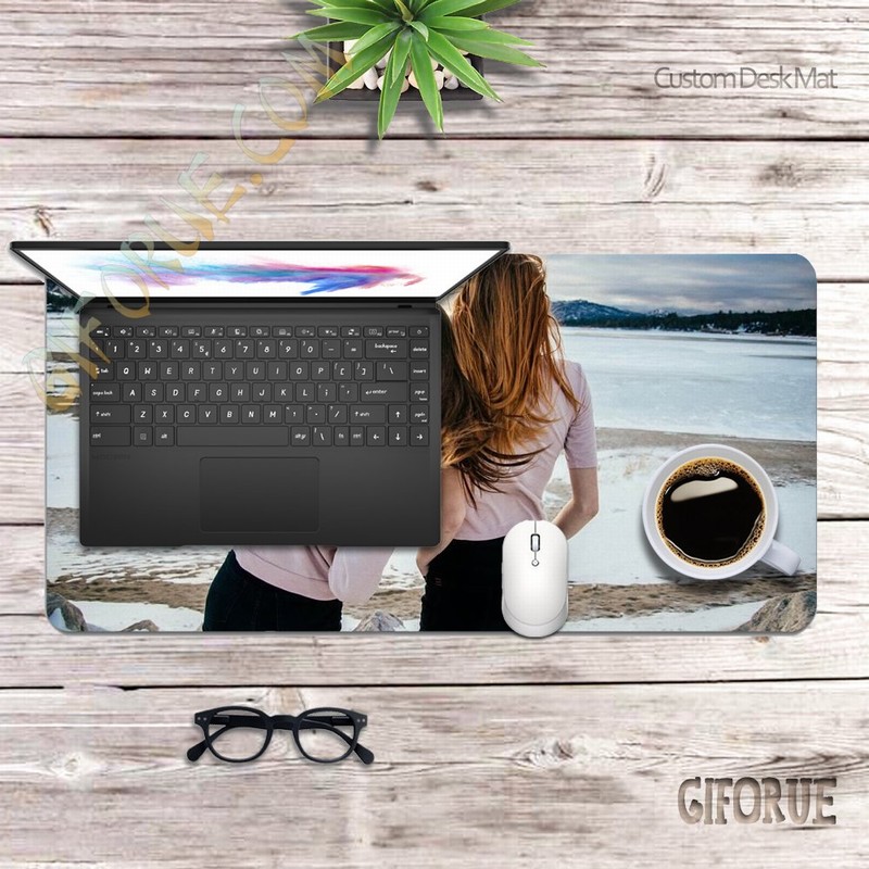 Custom Rubber Desk Pad With Name Top Gift For Friends - Click Image to Close