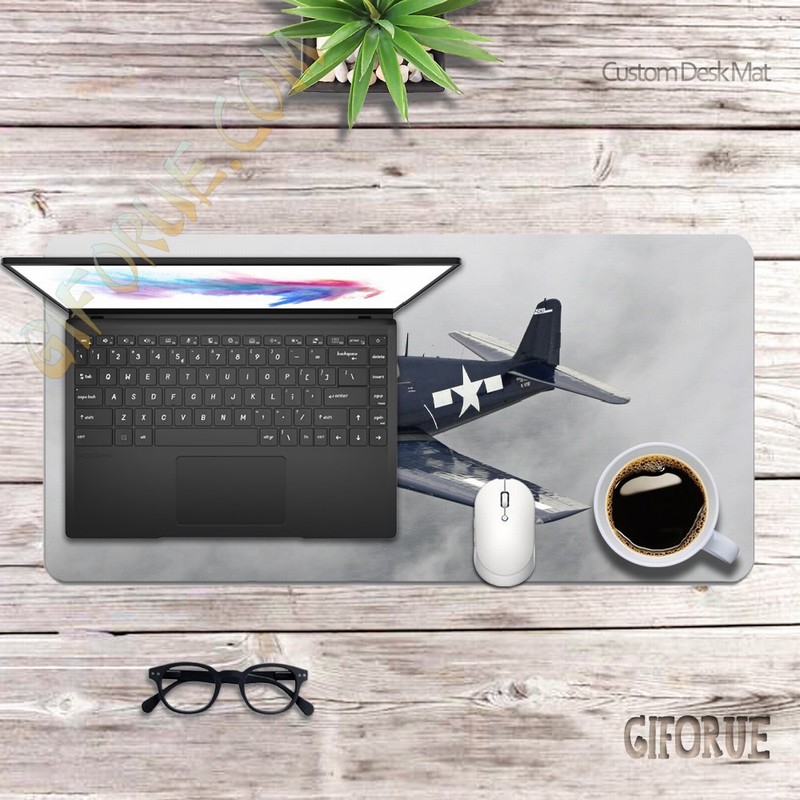 Personalized Extended Large Desk Mat With Photo Awesome Gift - Click Image to Close