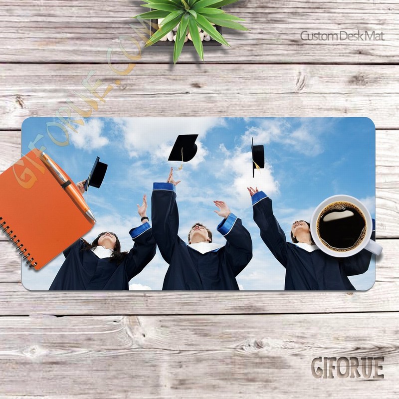 Personalized Image Waterproof Desk Mat Perfect Graduation Gift - Click Image to Close