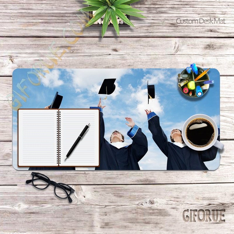 Personalized Image Waterproof Desk Mat Perfect Graduation Gift - Click Image to Close