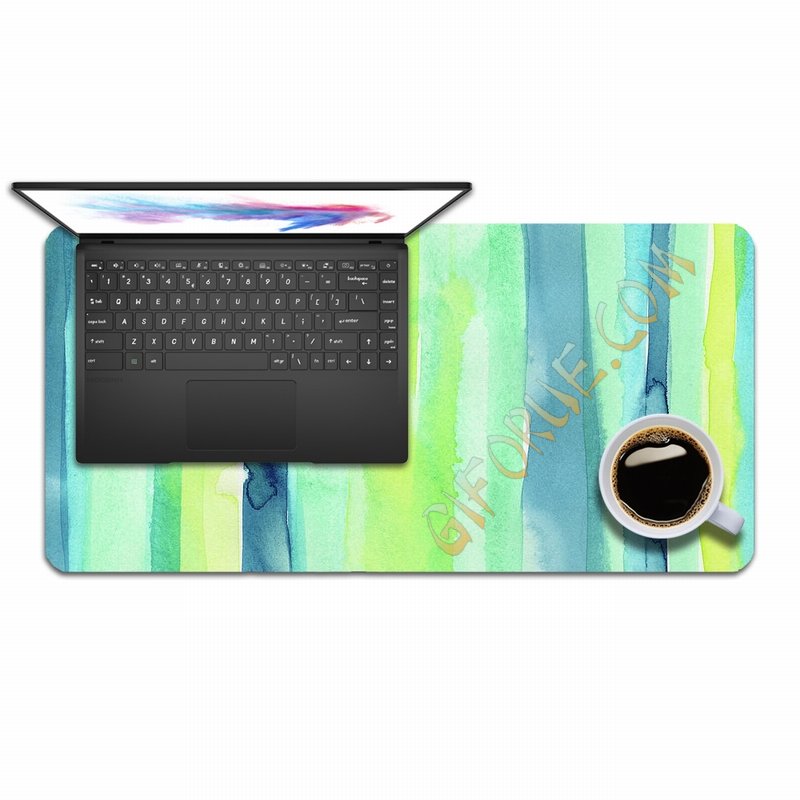 Personalised Gift Clever Laptop Pad With Photo 35 X 15.5 in - Click Image to Close