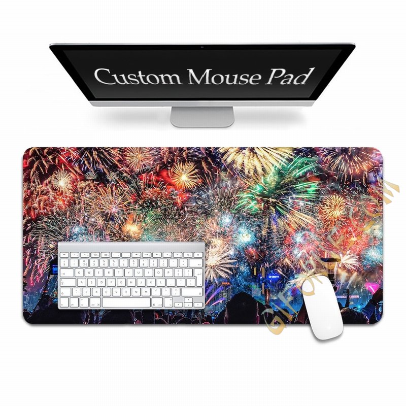 Custom-Made Mouse Pad For Computer With Photo New Year Gift - Click Image to Close