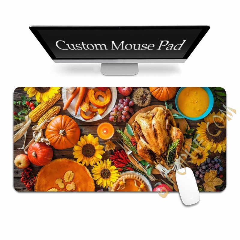Mouse Mat Office Accessories Custom Wonderful Thanksgiving Gift - Click Image to Close