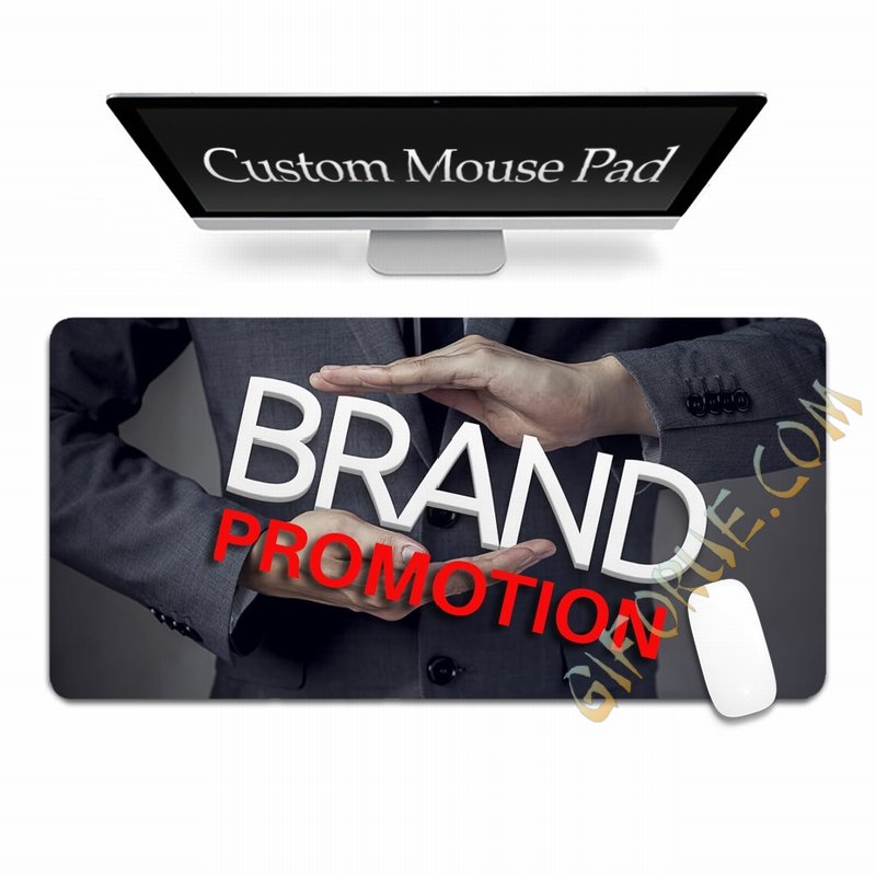 Personalised Promotion Gift Mouse Pad With Company Logo Slogan - Click Image to Close
