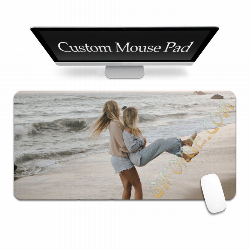 Personalized Image Mouse Pad Decoration Custom Best Friend Gift - Click Image to Close