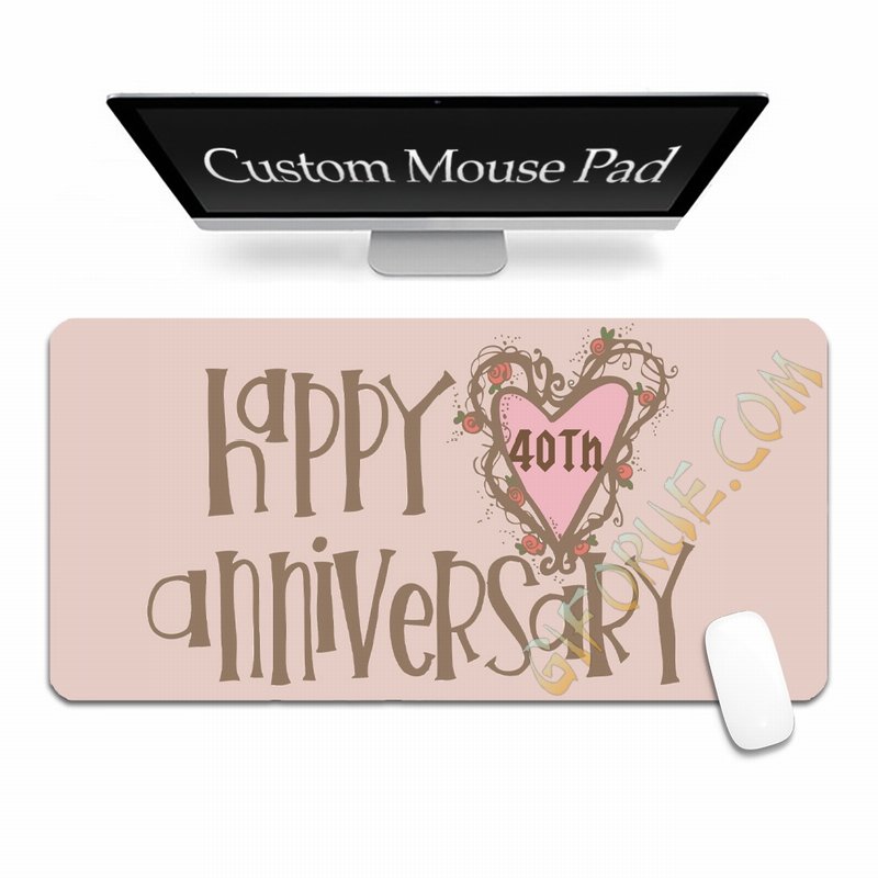 Sentimental Picture Mouse Mat Office Accessories Custom Gift - Click Image to Close