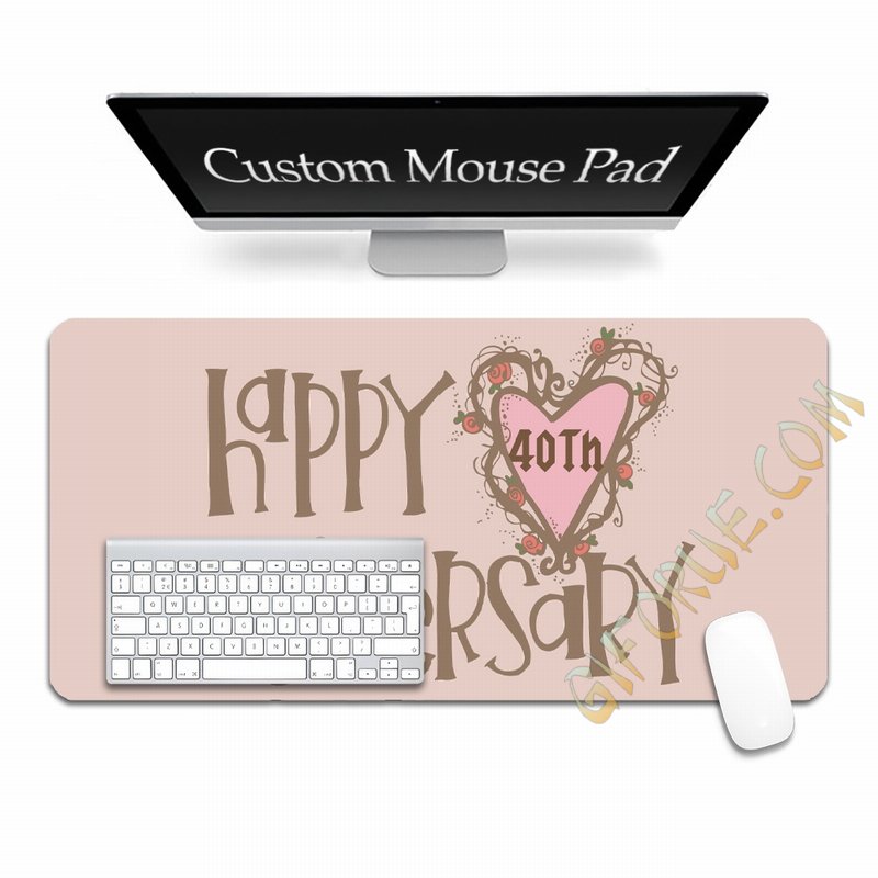 Sentimental Picture Mouse Mat Office Accessories Custom Gift - Click Image to Close