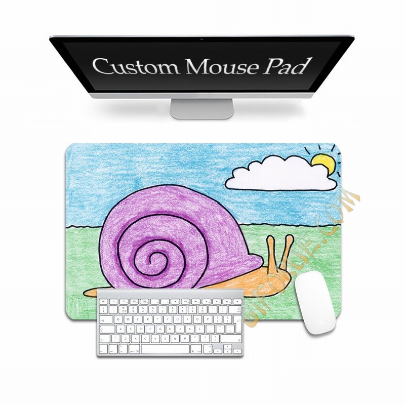 Personalized Photo Mouse Mat Coolest Customized Gift Xl - Click Image to Close