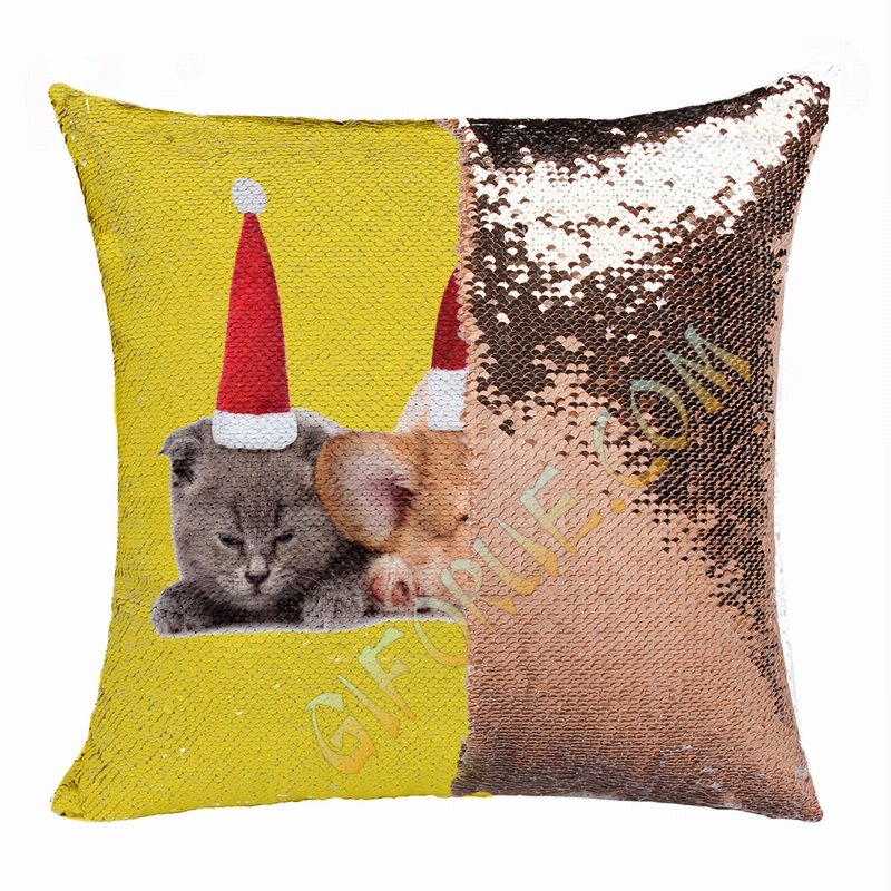 Christmas Cheap Custom Made Pet Photo Gift Magic Pillow - Click Image to Close