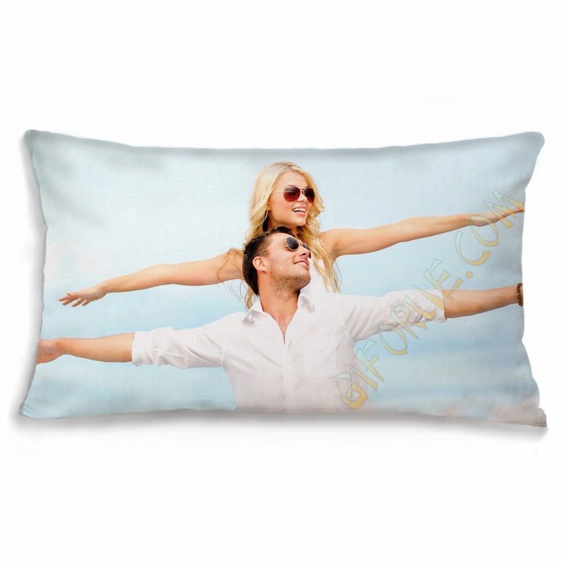 Decor Rectangular Pillow With Insert Personalized Photo - Click Image to Close