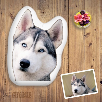Personalized Dog Head Pillow Uncommon Gift