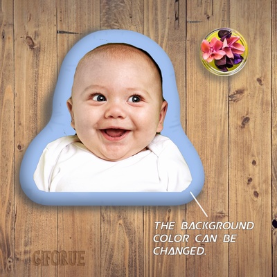 Custom Baby Head 3D Pillow Unusual Gift