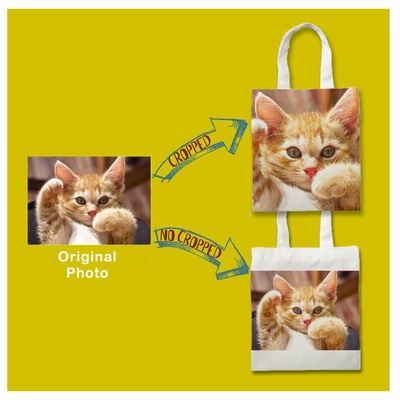 Amazing Custom Tote Bags Add Your Own Image Valentine Gift