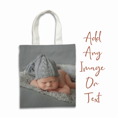 Creative Baby Photo Gift Personalized Canvas Tote Bags