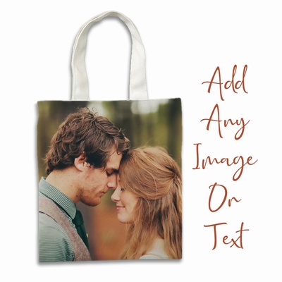 Customized Photo Heavy Duty Canvas Tote Bags Fashion Gift