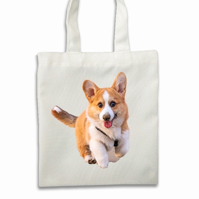 Handmade Picture Canvas Tote Vacation Bags Customized Gift