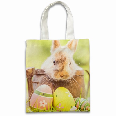 Image Large Canvas Tote Bag Funny Custom-Made Easter Gift