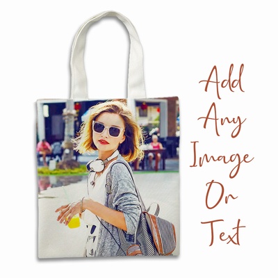 Incredible Photo Gift Personalized Shopping Bag For Wife