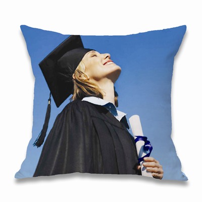 Cotton Cushion Cover Custom Cheap Image Gift For Graduation