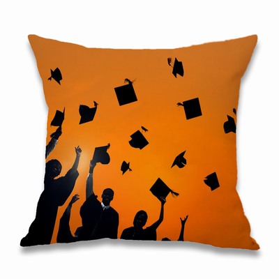 Cotton Cushion Cover Custom Cheap Image Gift For Graduation