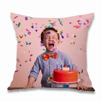 Creative Photo Gift Custom Cotton Pillow Mockup Birthday Gift
