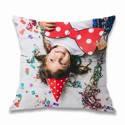 Creative Photo Gift Custom Cotton Pillow Mockup Birthday Gift