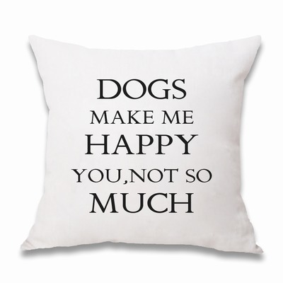 Custom Cotton Pillow Design Your Own Text Attractive Gift