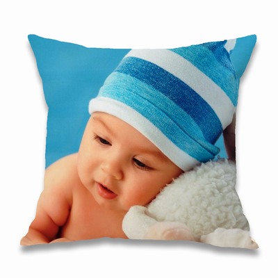 Customized Photo Cotton Pillow Uncommon Baby Gift