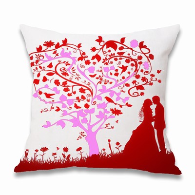 Personalised Cotton Throw Pillow Cases With Marry Me Photo