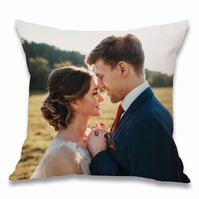 Custom-Made Diy Canvas Pillow Covers With Photo Top Gift 20X20 In