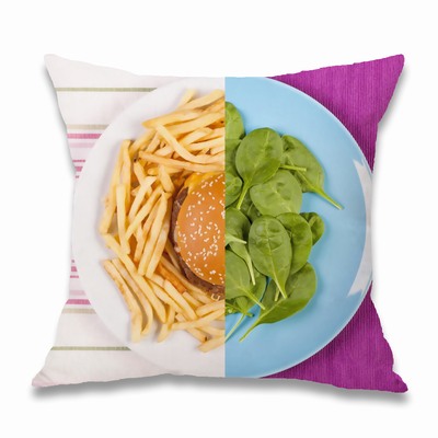 Unusual Canvas Pillowcase Add Your Own Picture Dinner Room