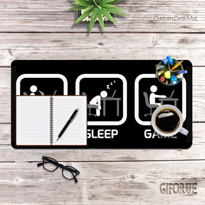 Customized Funny Gift Engraved Waterproof Desk Pad With Picture