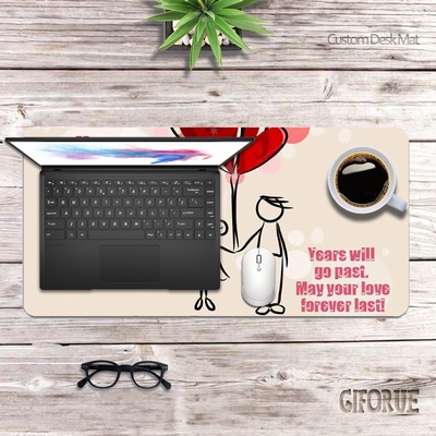 Customized Gift Useful Desk Pad Photo For Marriage Anniversary