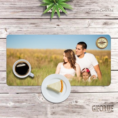 Perfect Family Photo Gift Add Your Own Photo Laptop Leather Pad