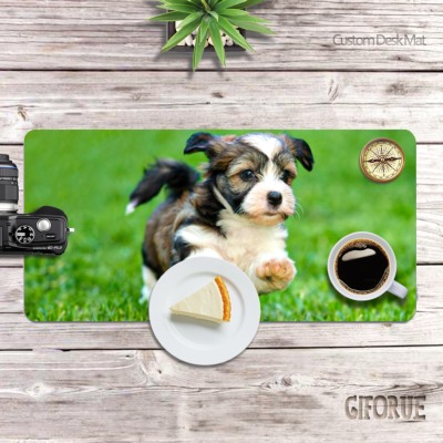 Personalised Picture Desk Mat Decor Best Experience Gift