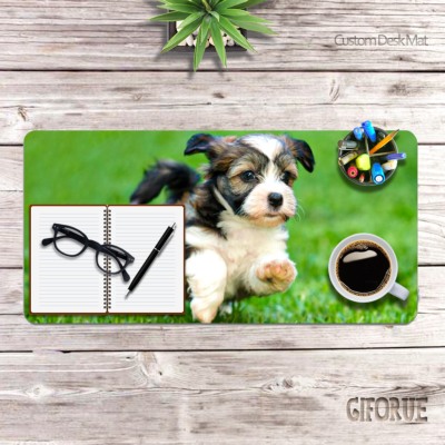 Personalised Picture Desk Mat Decor Best Experience Gift