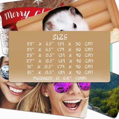 Personalized Extended Large Desk Mat With Photo Awesome Gift