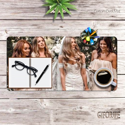 Useful Photo Gift Custom Desk Protector For Bride