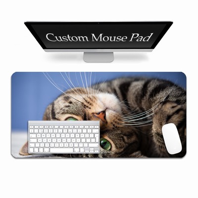 Custom Image Mouse Mat Home Decoration Clever Cat Photo Gift