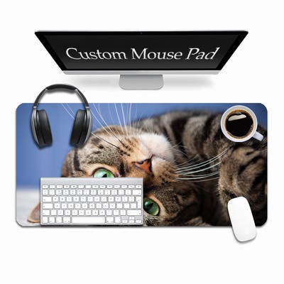 Custom Image Mouse Mat Home Decoration Clever Cat Photo Gift