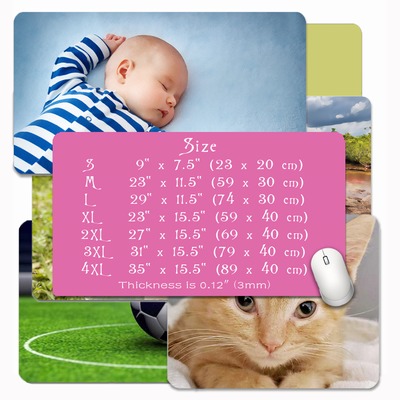 Custom Image Mouse Mat Home Decoration Clever Cat Photo Gift