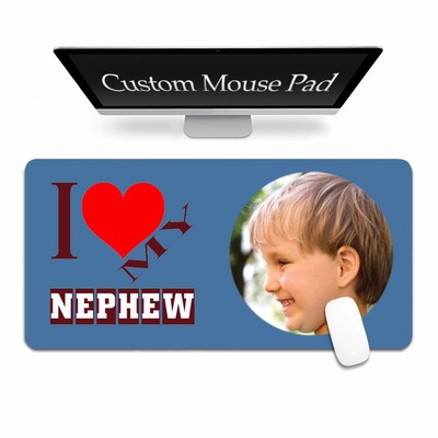 Custom Large Mouse Mat Personalized Photo Gift For Nephew