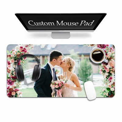 Personalized Extended Mouse Pad Amazing Custom Wedding Gift