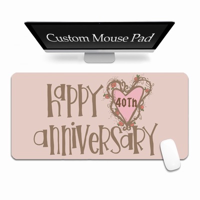Sentimental Picture Mouse Mat Office Accessories Custom Gift