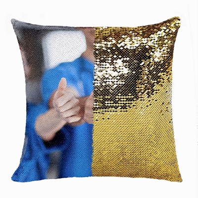 Wonderful Personalized Name Sequin Magic Pillow Nurse Gift