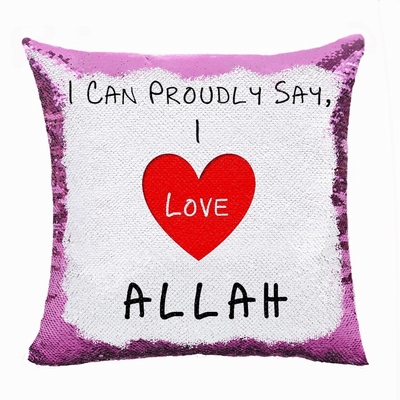 Wonderful Personalized Photo Sequin Magic Pillow Love Gift