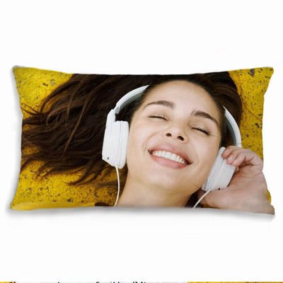 Custom Photo Oblong Euro Pillow Odorless Cotton