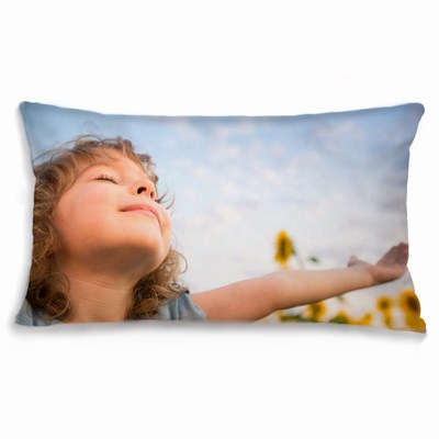 Rectangular Bed Pillow Personalized Picture Soft Cotton