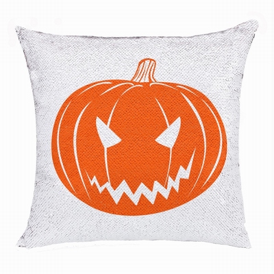 Personalized Halloween Gift Unusual Present Flip Sequin Pillow